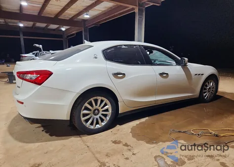 2014 Maserati Ghibli из США, поврежденный, VIN ZAM57XSA5E1081980